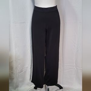 Tek Gear Women's Vintage Black Double Striped High Waist Track Pants Size Large
